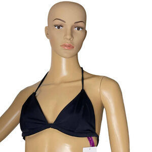 L'Agent Provocateur Women's Size Large Tayler Triangle‎ Bikini Swim Top - Black